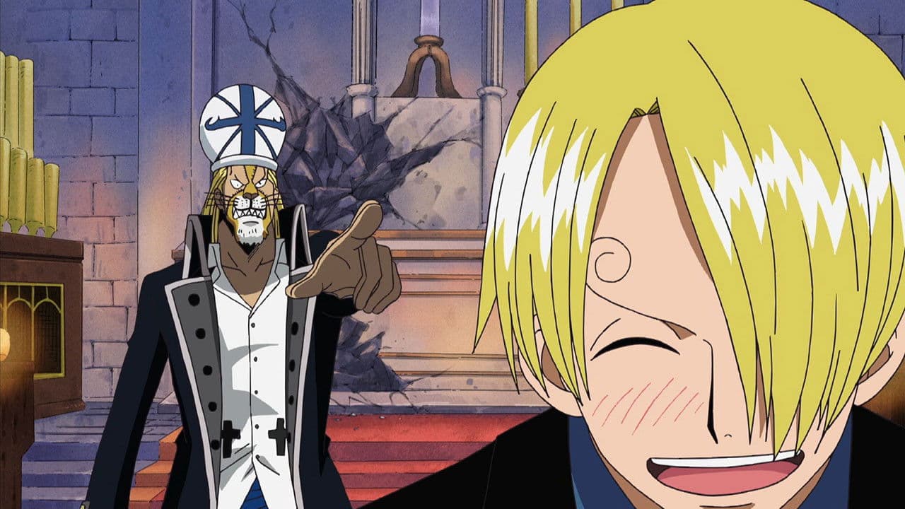 Still from Blazing Knight Sanji!! Kick Down the Fake Wedding