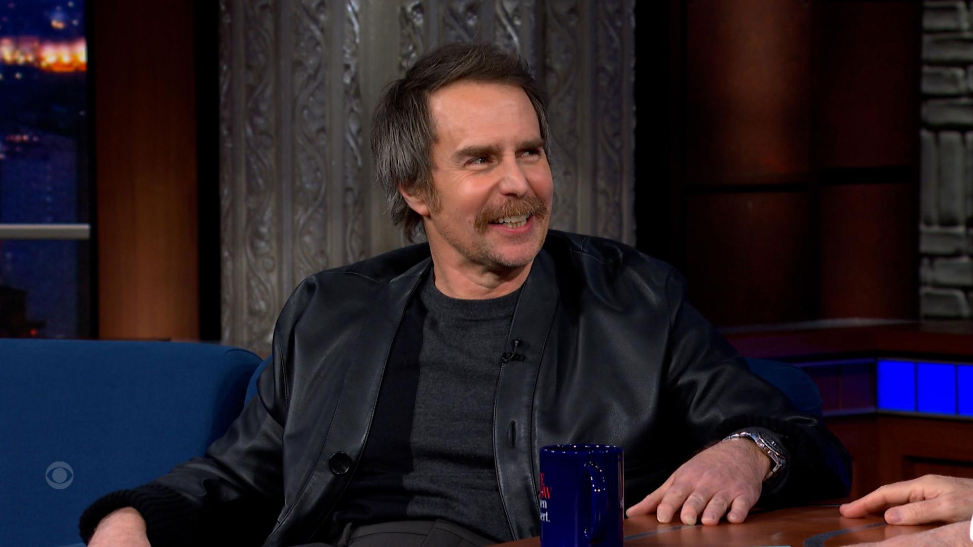 Still from Sam Rockwell, George Saunders