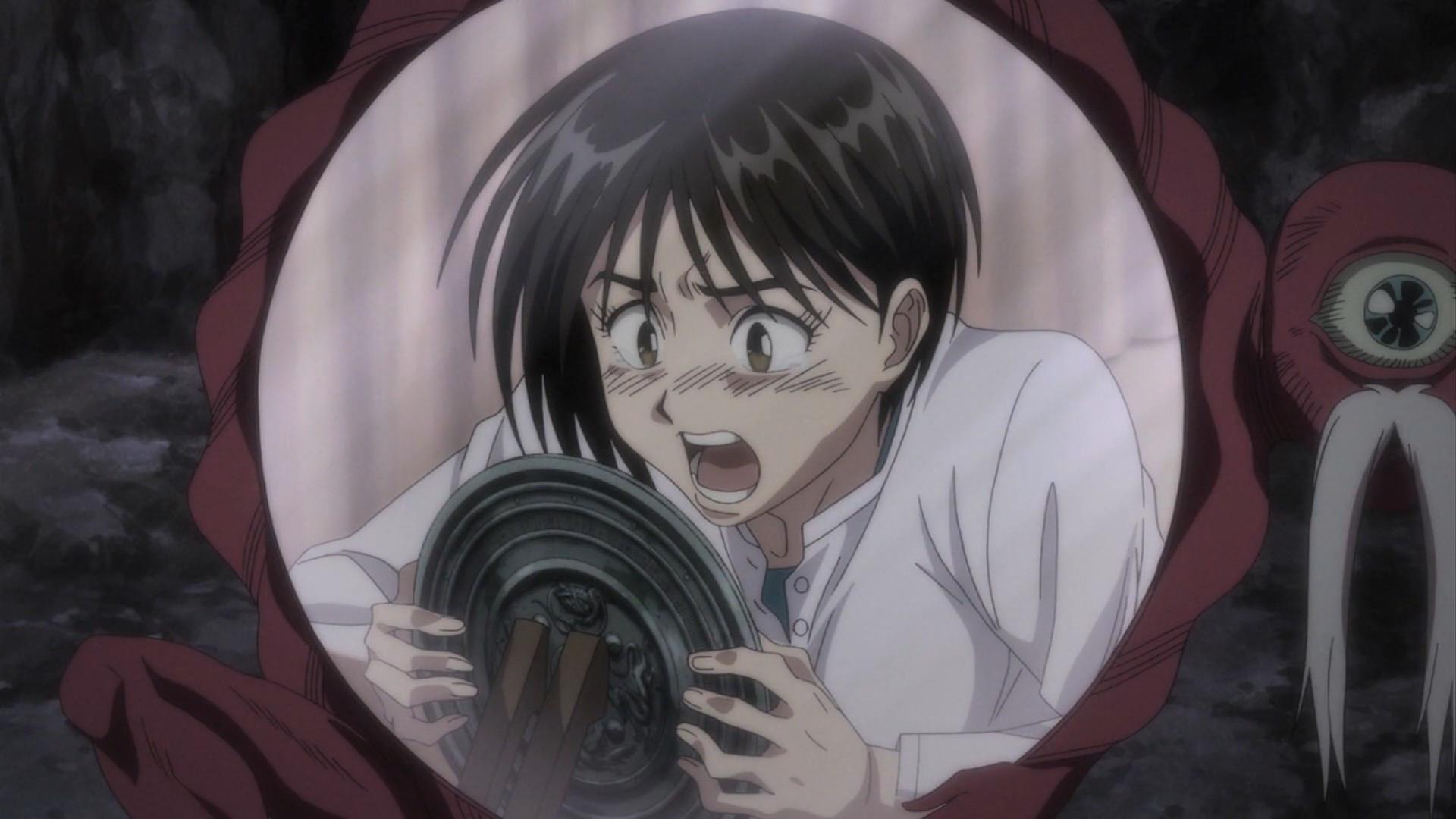 Still from Mirror of a Single Strike