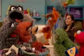 Still from Grouch Messing Machine