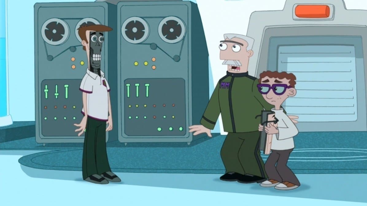 Still from I Was a Middle Aged Robot