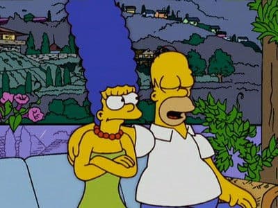 Still from Marge and Homer Turn a Couple Play