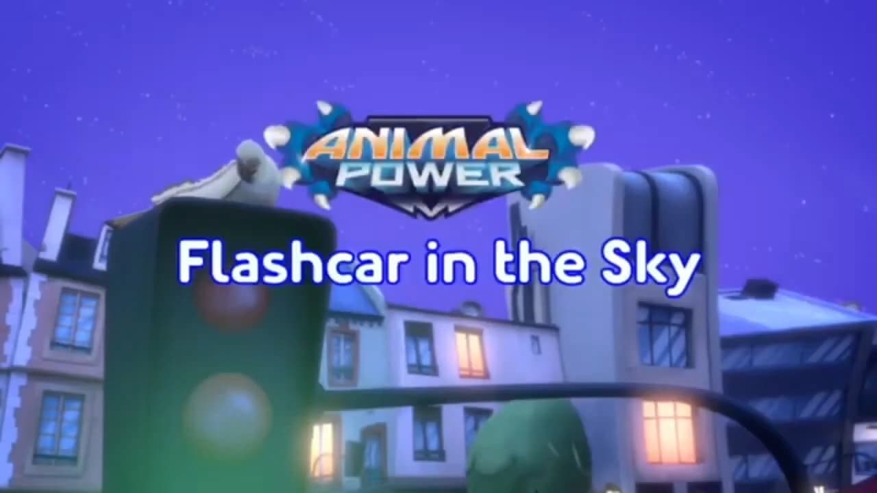 Still from Animal Power: Flashcar in the Sky