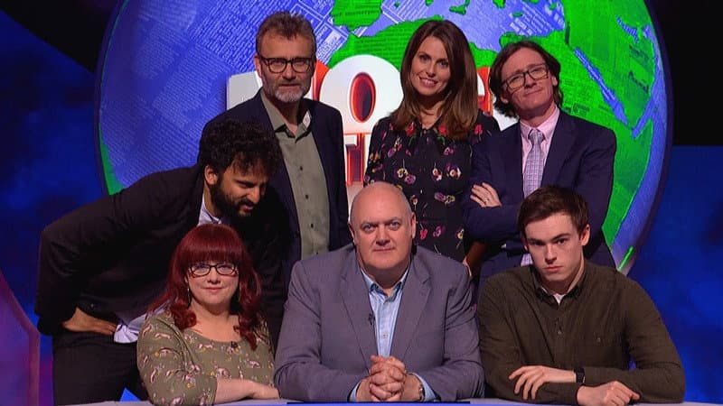 Still from Angela Barnes, Ed Byrne, Rhys James, Nish Kumar, Ellie Taylor