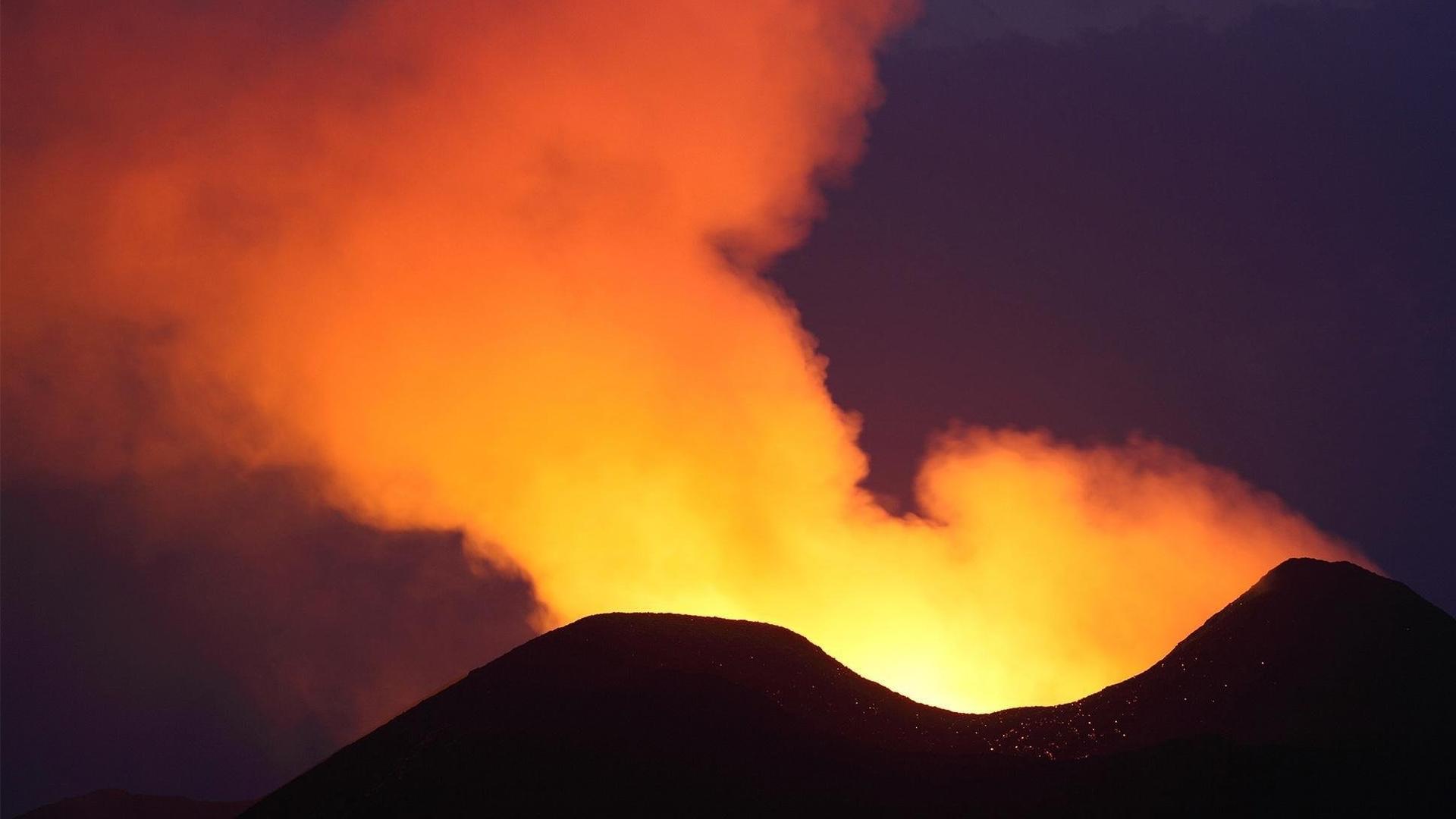 Still from Volatile Earth: Volcano on the Brink