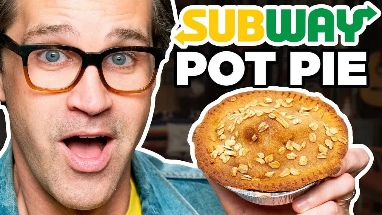 Still from Will It Pot Pie? Taste Test