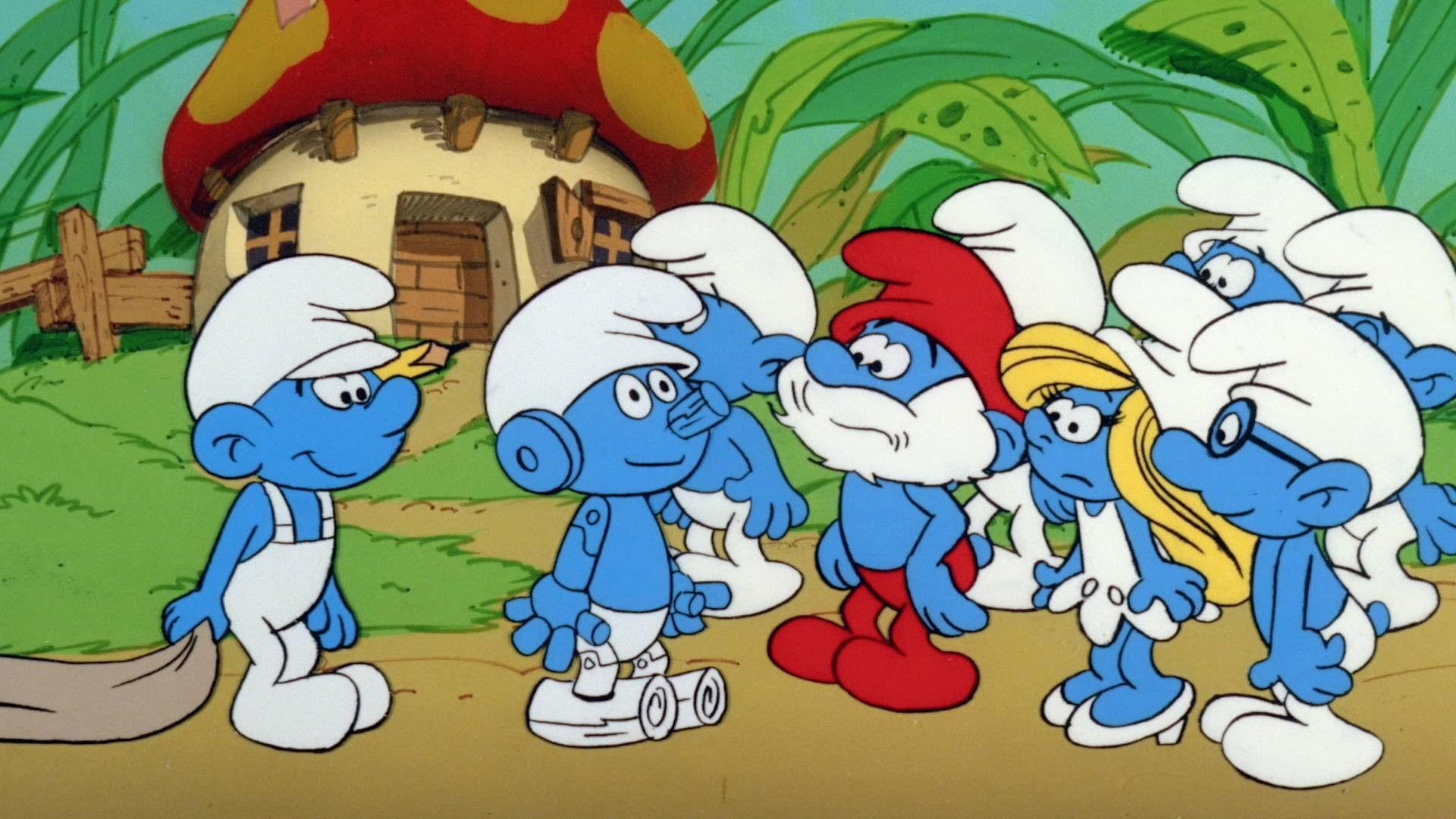 Still from The Clockwork Smurf