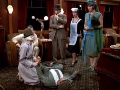 Still from Murder on the Halloween Express