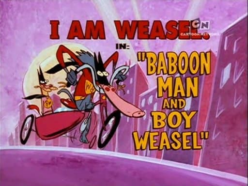 Still from Baboon Man & Weasel Boy