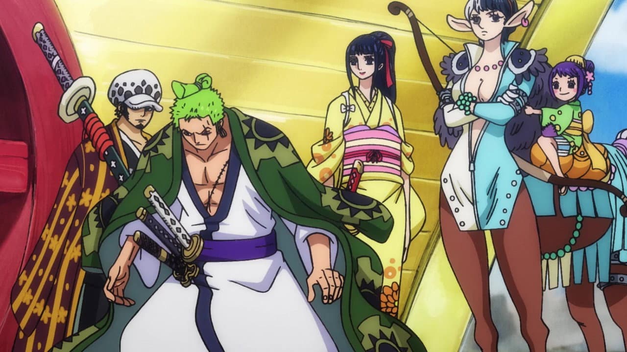 Still from The Coming of the Treasure Ship! Luffytaro Returns the Favor!