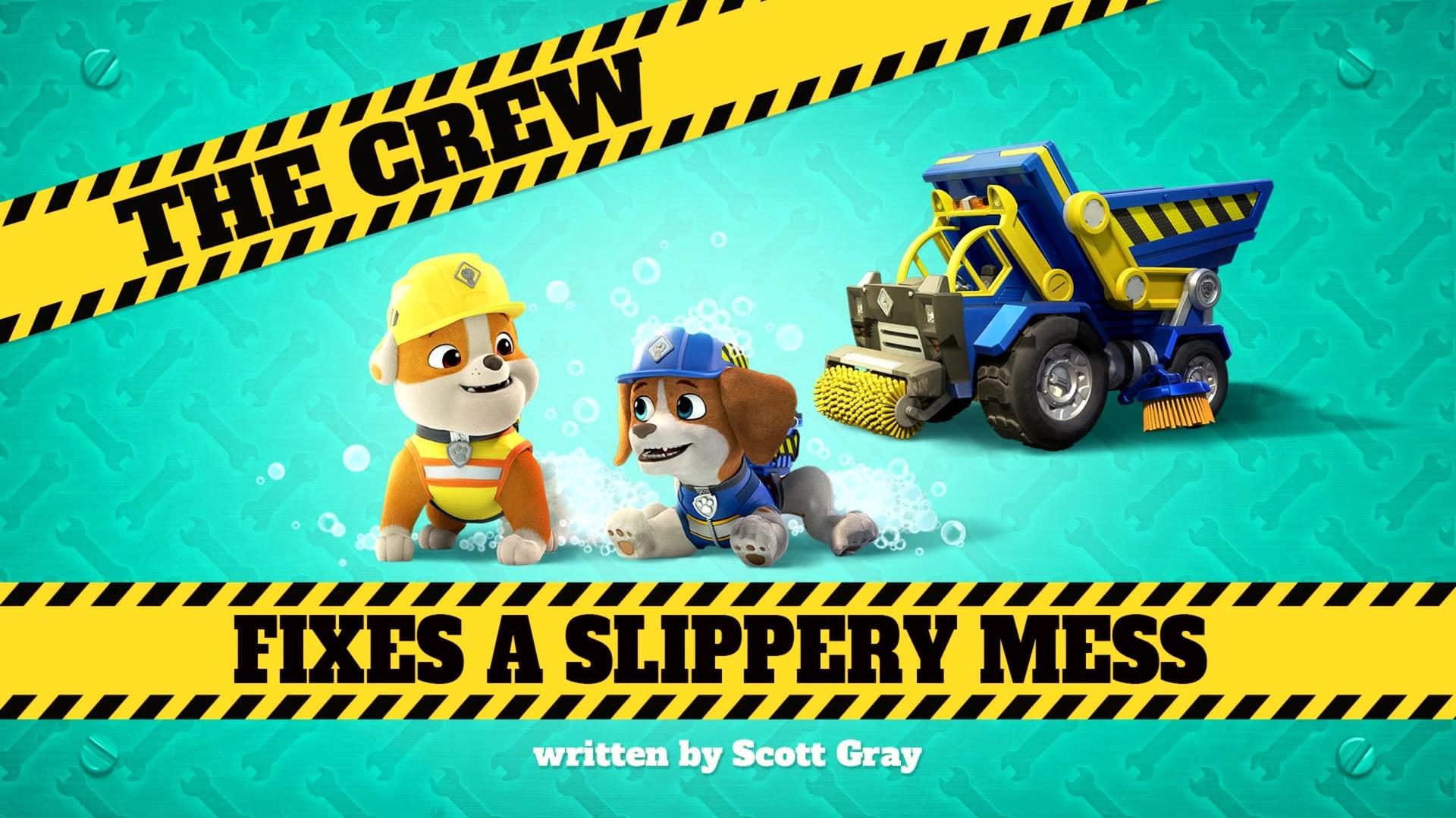 Still from The Crew Fixes a Slippery Mess