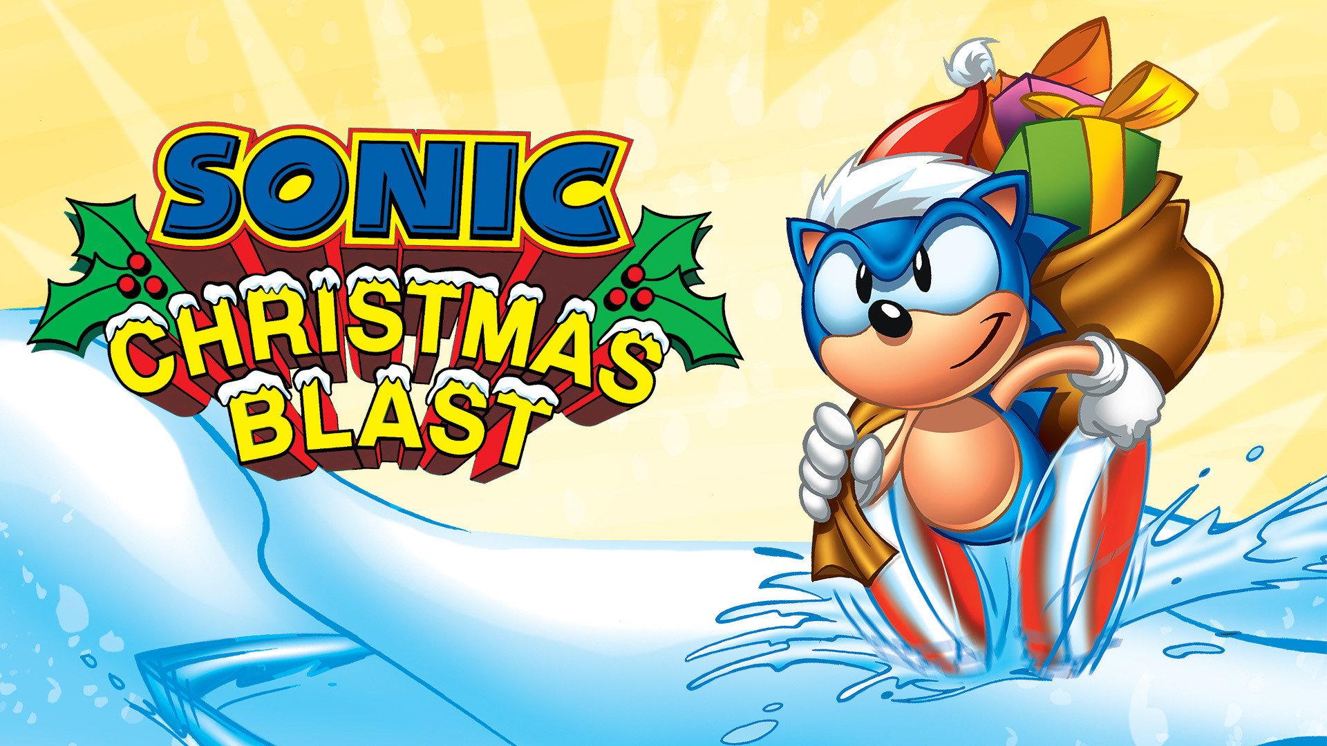 Still from Sonic Christmas Blast