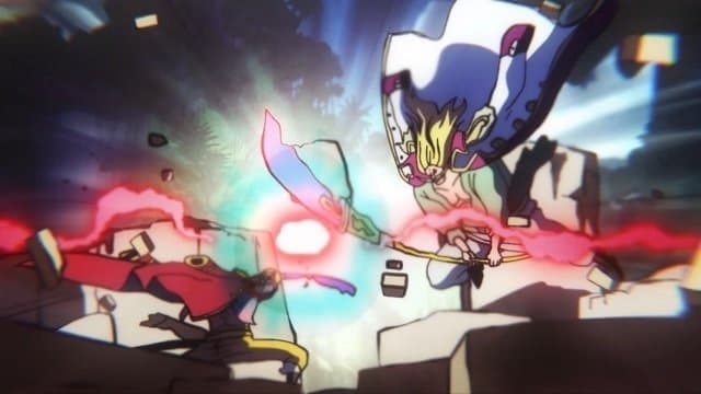 Still from Crossing Swords! Roger and Whitebeard!