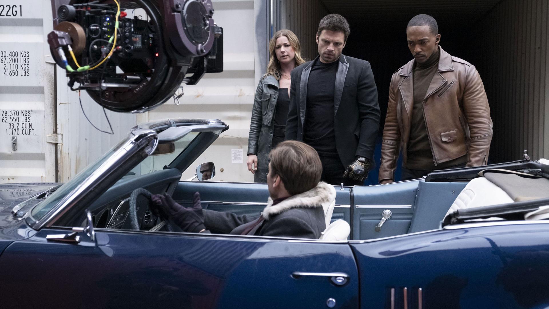 Still from The Making of The Falcon and The Winter Soldier