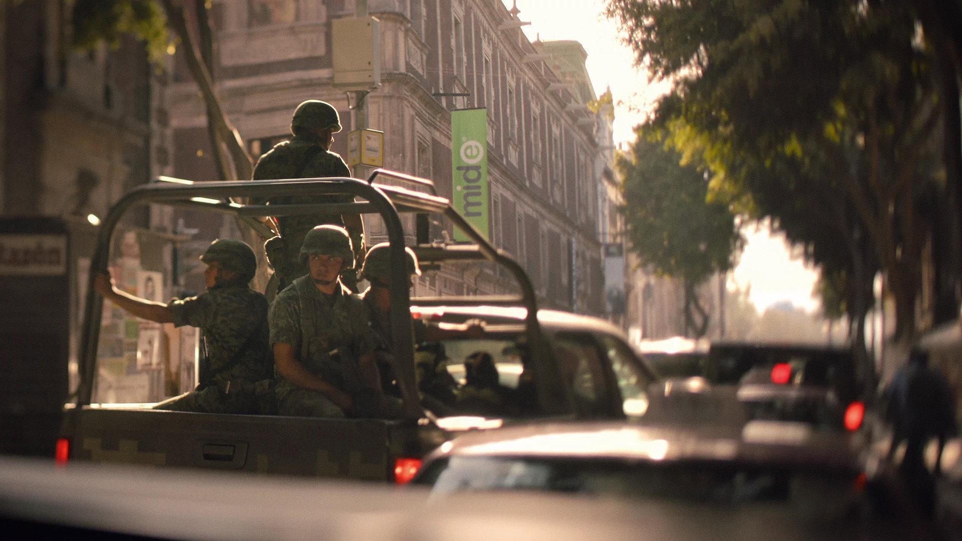 Still from Cartel Bank