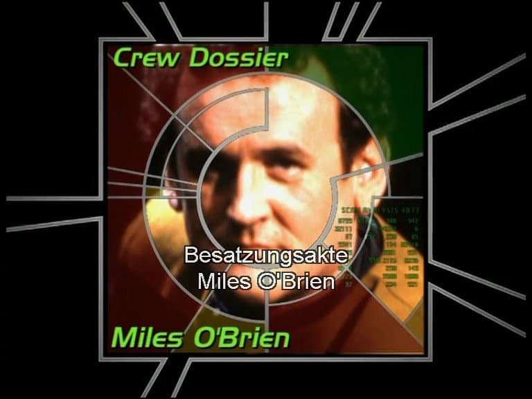 Still from Crew Dossier: Miles O'Brien
