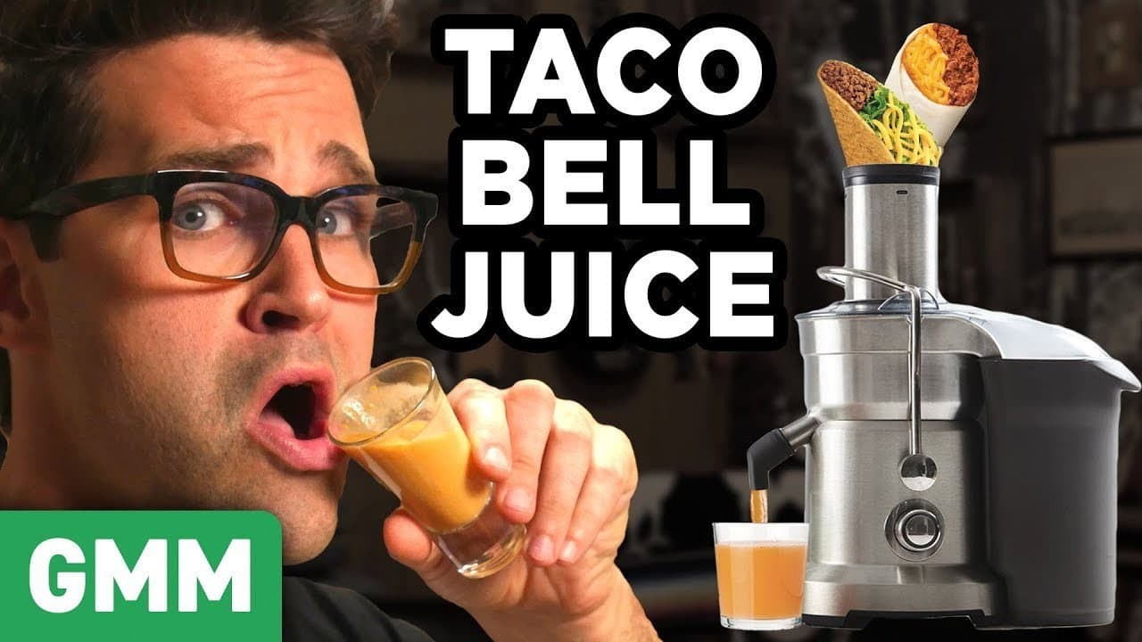 Still from Liquified Food Taste Test