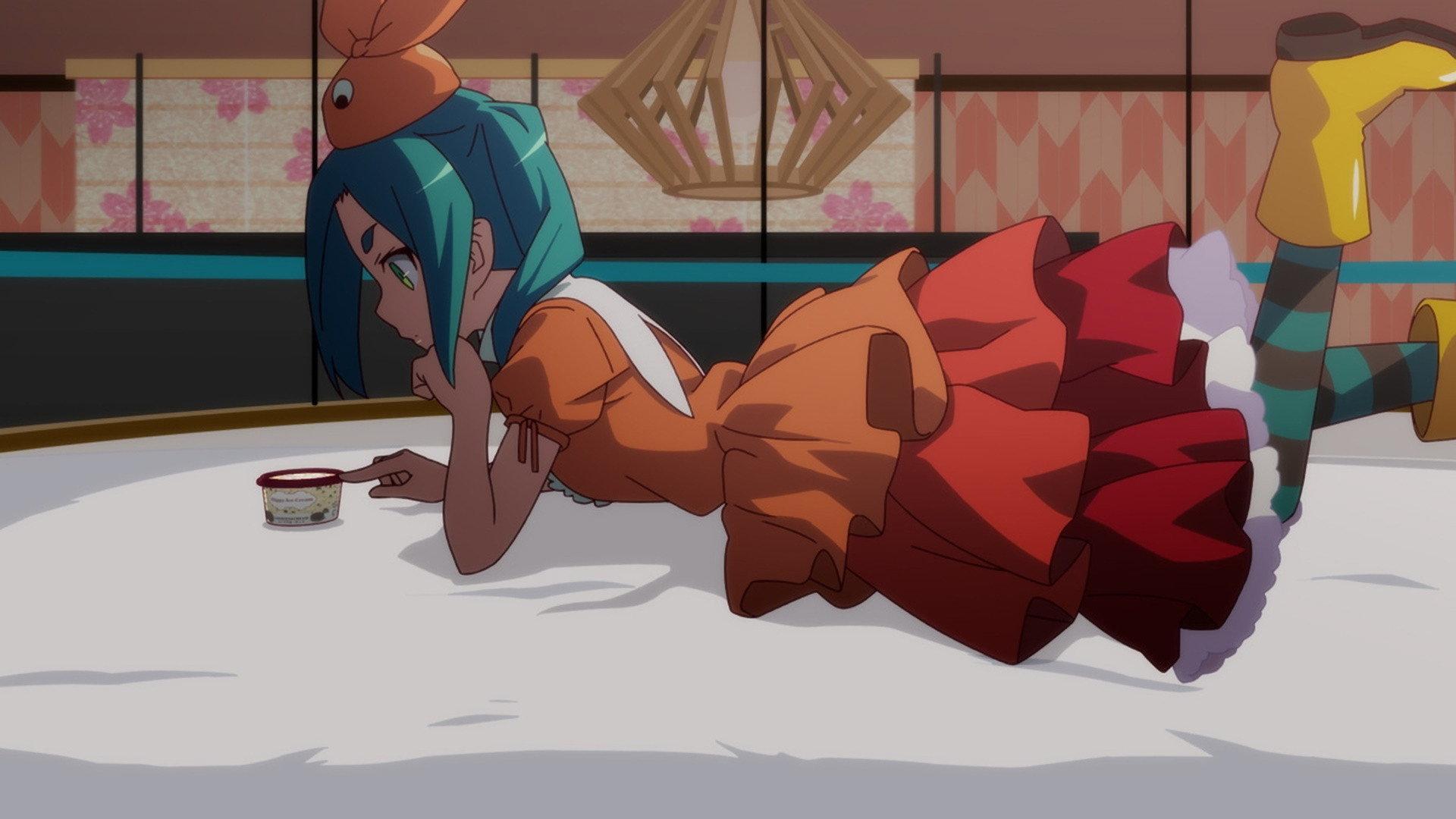 Still from OROKAMONOGATARI Tsukihi Undo