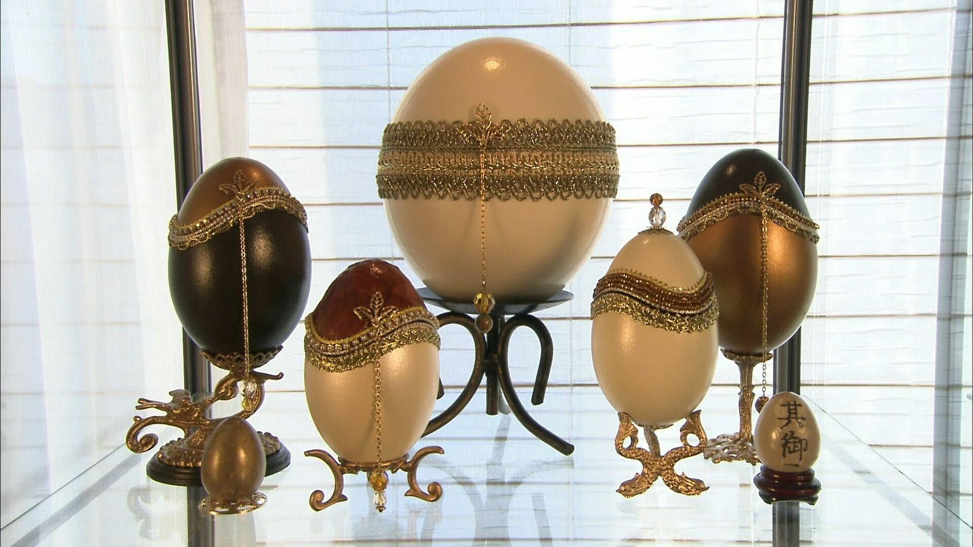 Still from Hot Rods, Decorative Eggs, Fire Hose Nozzles, Baseballs