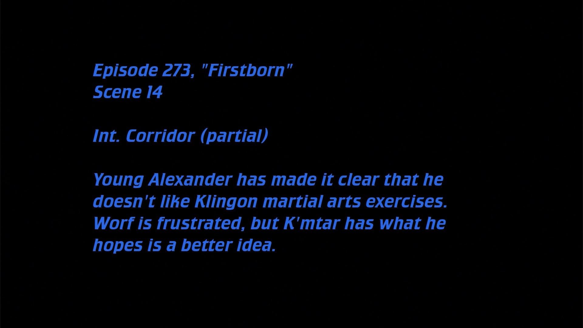 Still from Deleted Scenes: S07E21 – Firstborn
