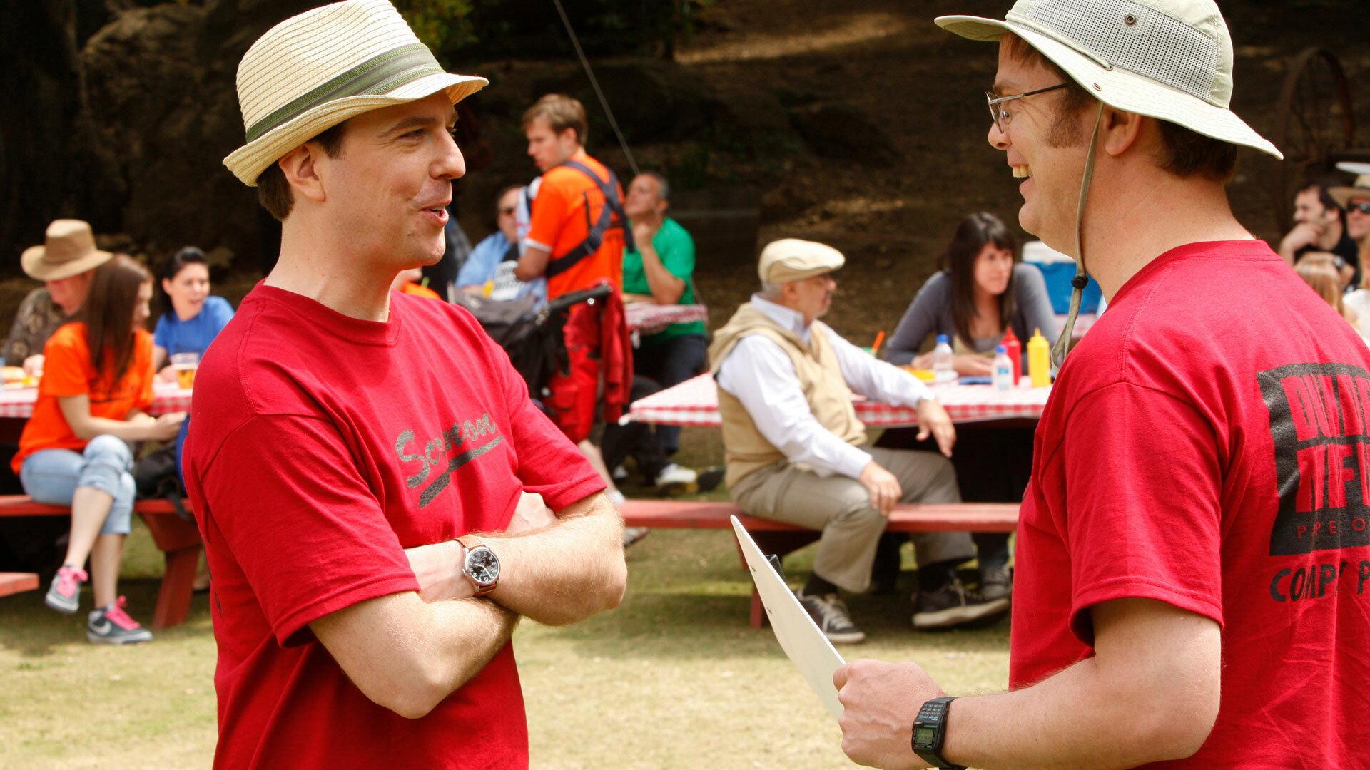 Still from Company Picnic