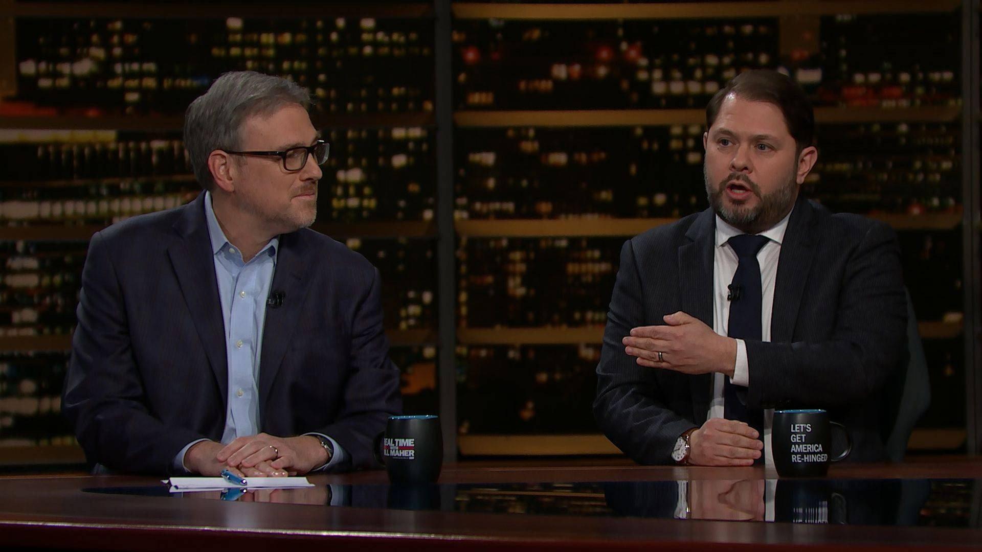 Still from February 3, 2023: Medaria Arradondo, Bret Stephens, Ruben Gallego