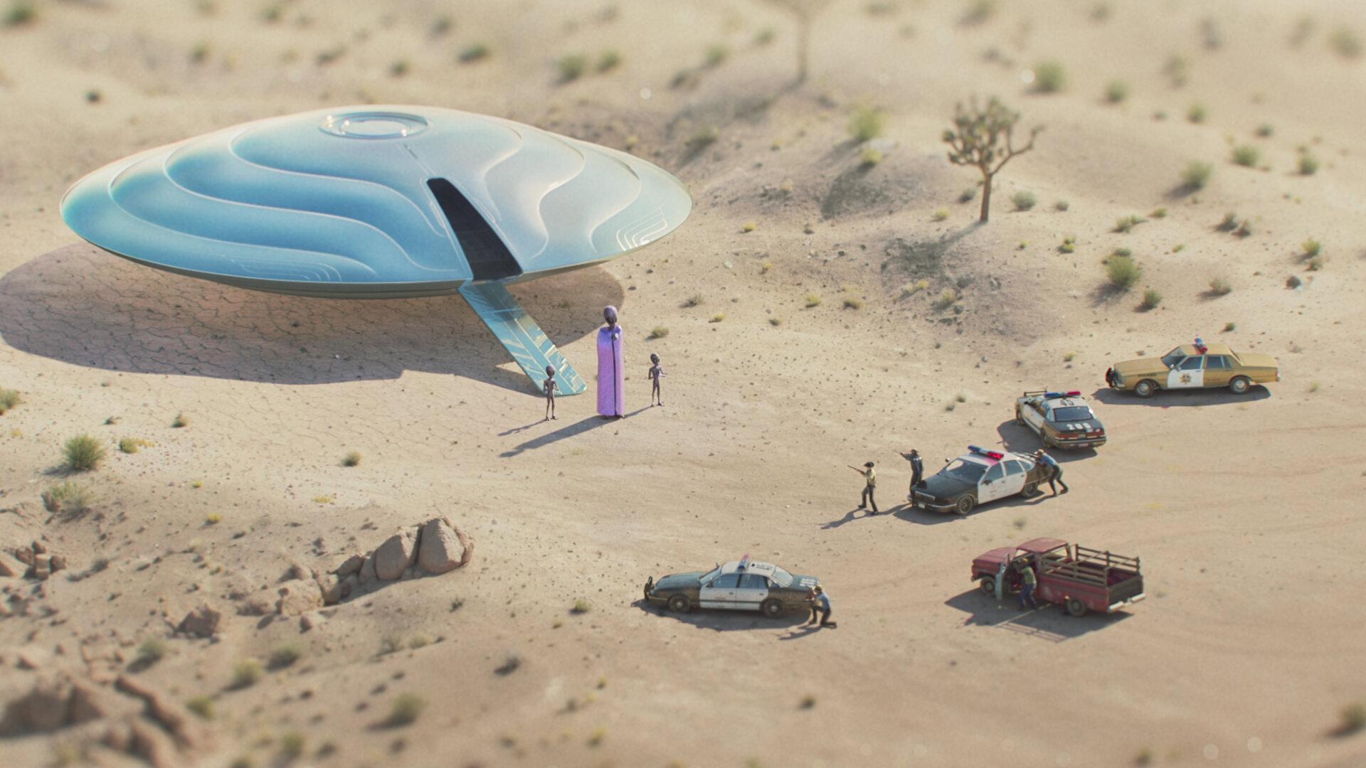 Still from Close Encounters of the Mini Kind