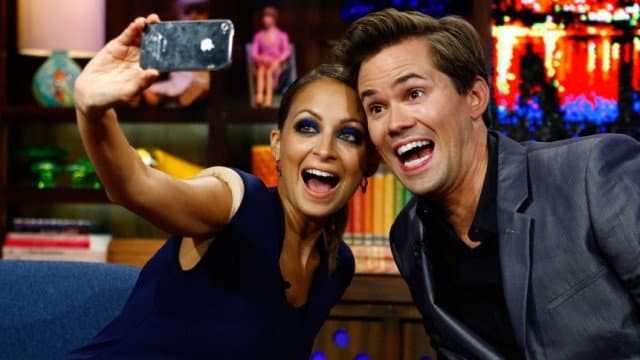 Still from Nicole Richie and Andrew Rannells