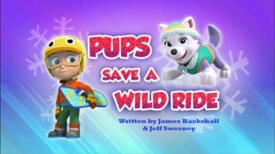 Still from Pups Save a Wild Ride