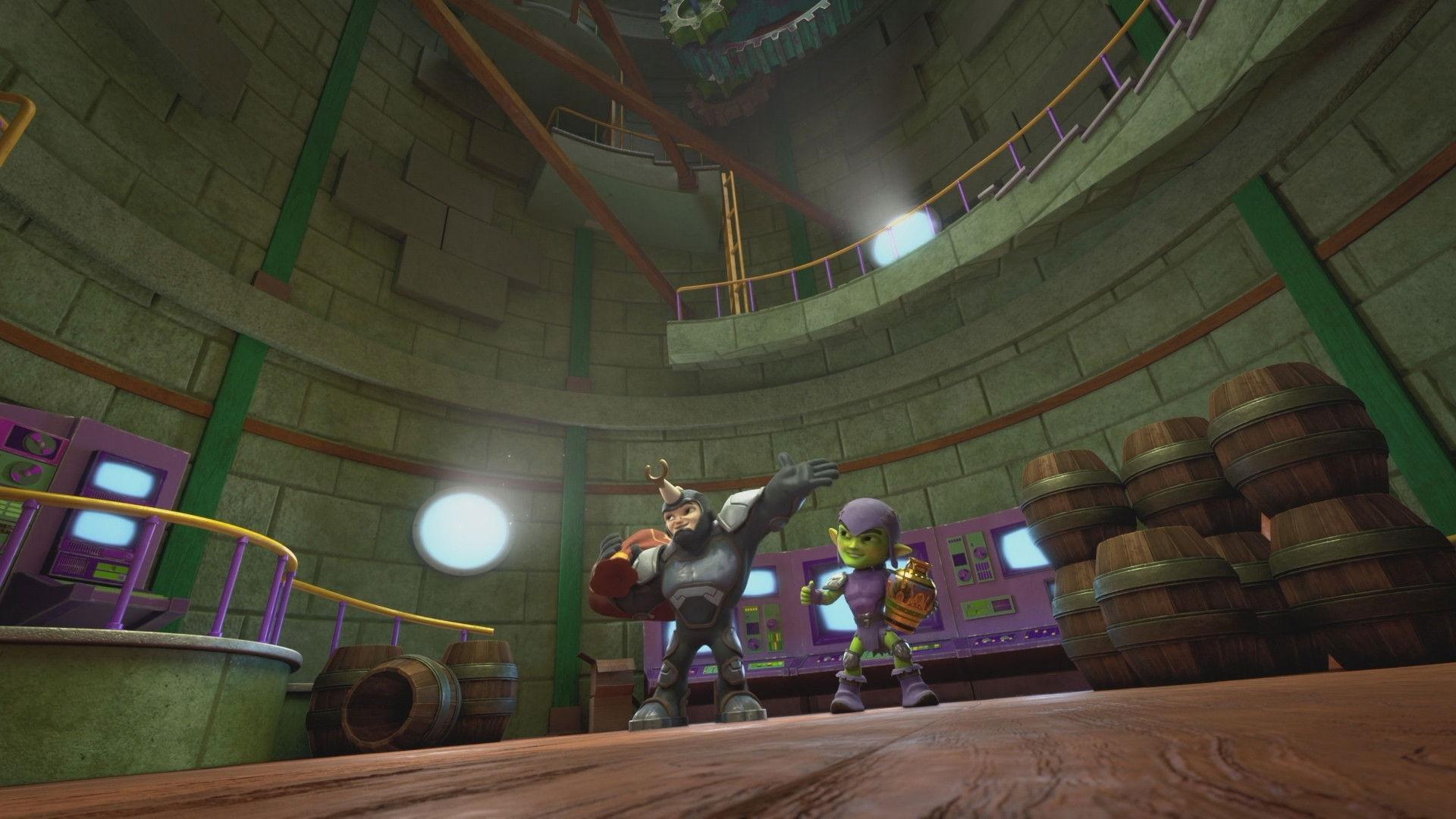 Still from Two Teleporters Too Many