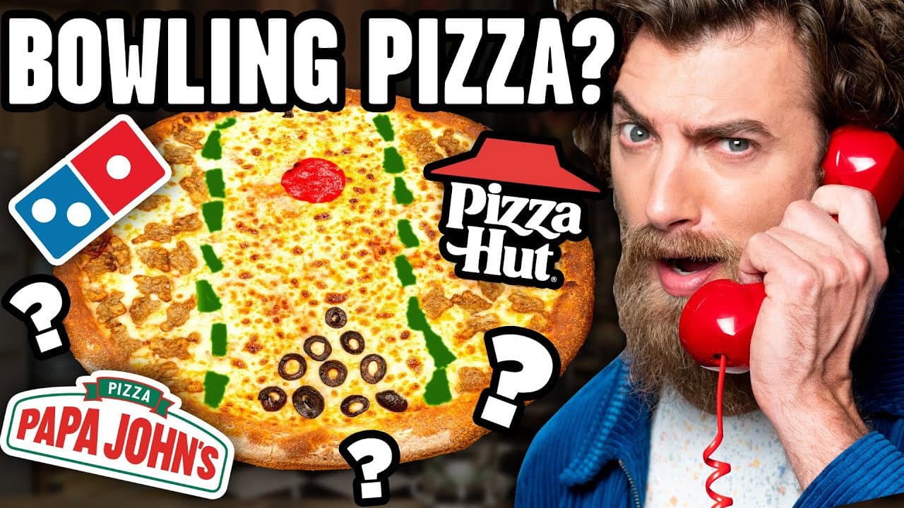 Still from Complicated Pizza Order Challenge ft. Gus Johnson