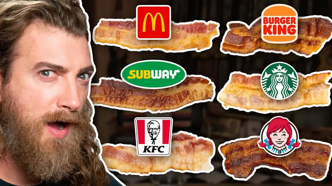 Still from Blind Fast Food Bacon Taste Test