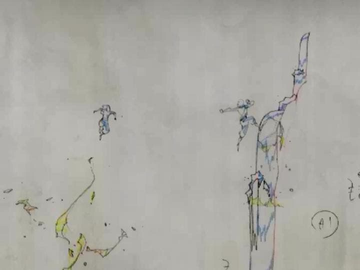 Still from Avatar Finale Pencil Tests