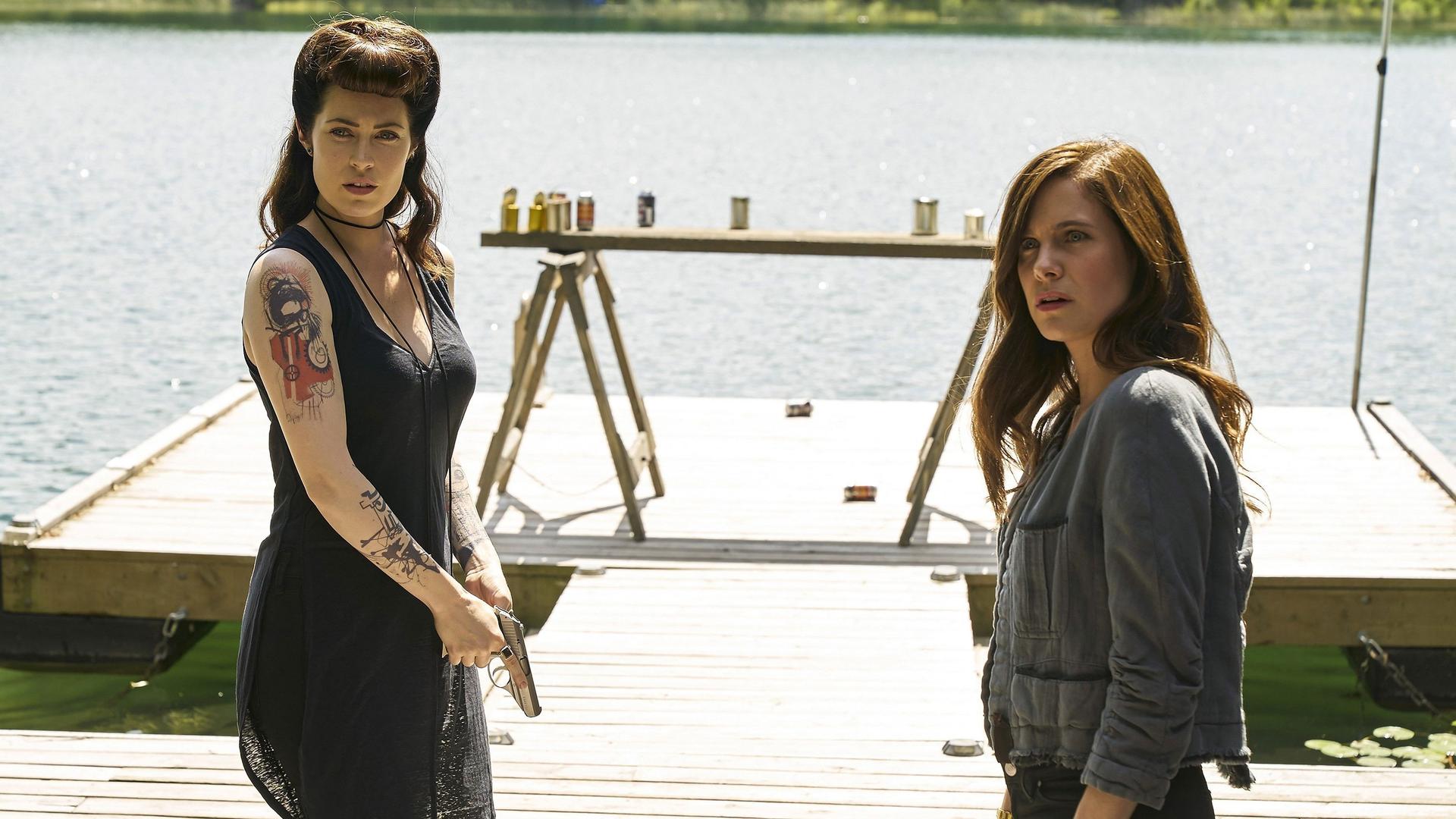 Still from Raised By Wolves