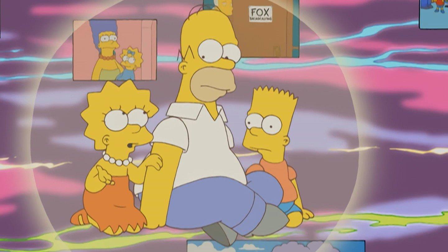 Still from Eternal Moonshine of the Simpson Mind